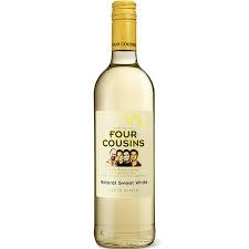 WHITE FOUR COUSINS 750ML